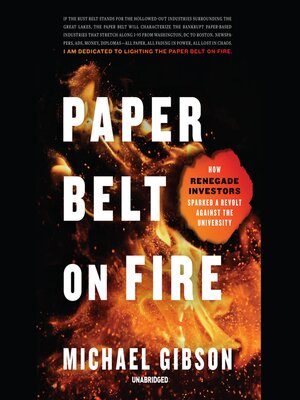 cover image of Paper Belt on Fire